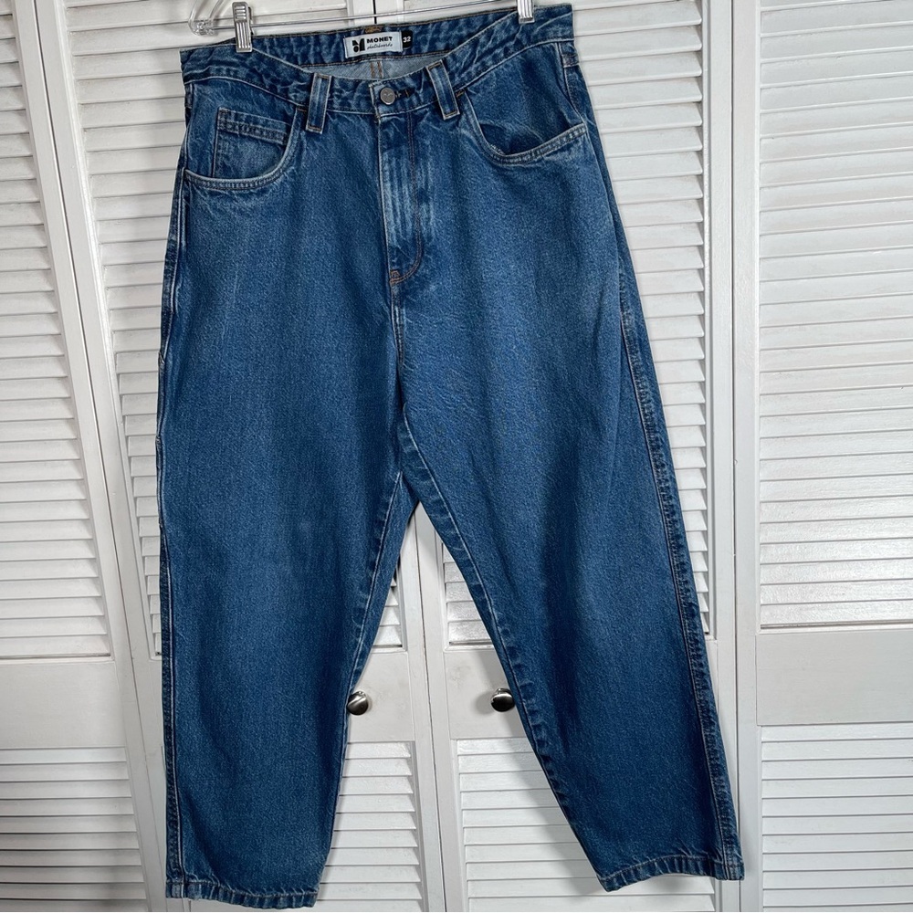 Monet Skateboards Baggy Jeans Men’s 32 — Blue‎ Denim